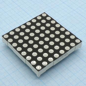 FYM-23881AUE-11 - Матричный индикатор 60,2мм/8x8/красный/625нм/60-120мкд/ОК