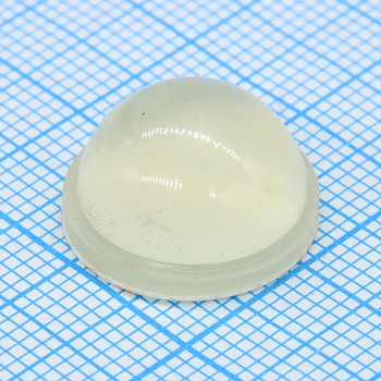 RF-6016 - Круглая полиуретановая ножка прозрачного цвета на клеевой основе 3M