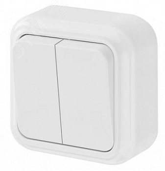 Беларусь Выключатель двухклавишный наружный Выключатель ВА 2