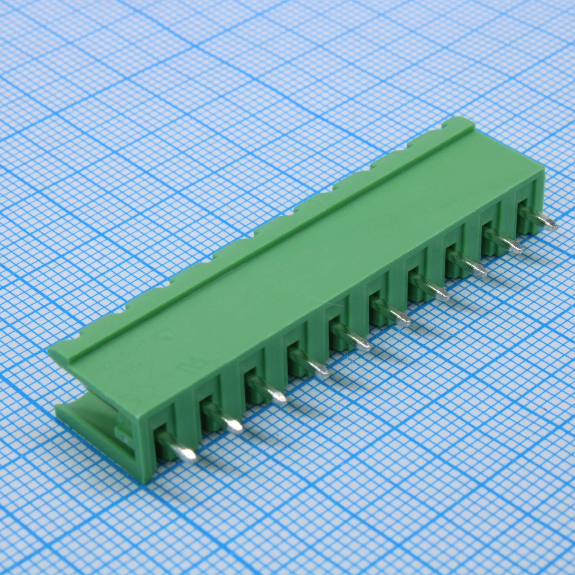 2EDGV-5.08-10P-14-100A(H) - Разъемный клеммный блок на плату, 10 контактов. Серия 2EDGV-5.08