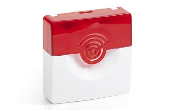 Оповещатель охранно-пожарный комбинированный свето-звуковой ОПОП 124-7 12В корпус бел./красн. Rbz-226683