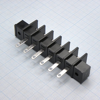 DG45H-A-06P-13-00A(H) - Барьерный клеммный блок 6 контактов. Серия DG45H-A