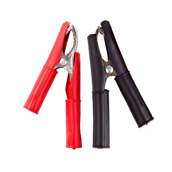 Зажим "Крокодил" 30 А 75 мм - изолированный