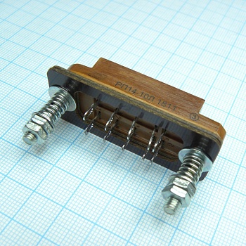 РП14-10 Л розетка - Соединитель  низкочастотный, прямоугольный, внутреннего монтажа