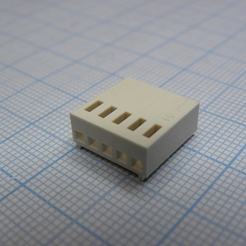 I-DS1070-SCV05 - Розетка на кабель  2.54мм, требуются контакты  T-DS1070-SC600