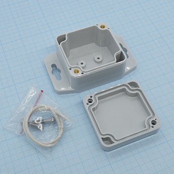 G250MF - Герметичный корпус из поликарбоната с фланцем, IP65, светло-серый