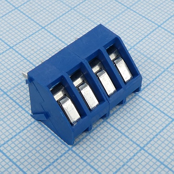 DG330-5.0-04P-12-00A(H) - Винтовой клеммный блок c рельефной обоймой, 2 контакта. Серия DG330-5.0