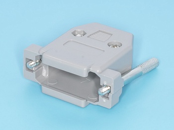 DPT-15C - Корпус разъема 15 контактов с удлиненными винтами, серый