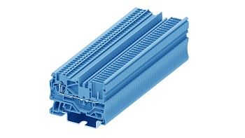 Проходная клемма 2150-1204 - Проходная клемма для подключения разъема, TA1.5, тип фиксации провода: пружинный, номинальное сечение: 1,5 мм кв., 13,5A, 500V, ширина: 3,5 мм, цвет: синий, тип монтажа: DIN 35