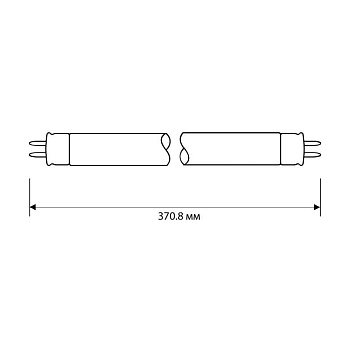 Лампа люминесцентная FT4-12W/54 12Вт T4 6500К G5 Camelion 3371