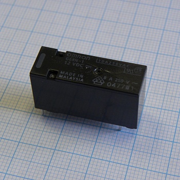 G6R-N-1 12DC - Силовое реле 12VDC 8A SPDT (28,5x10x15мм)