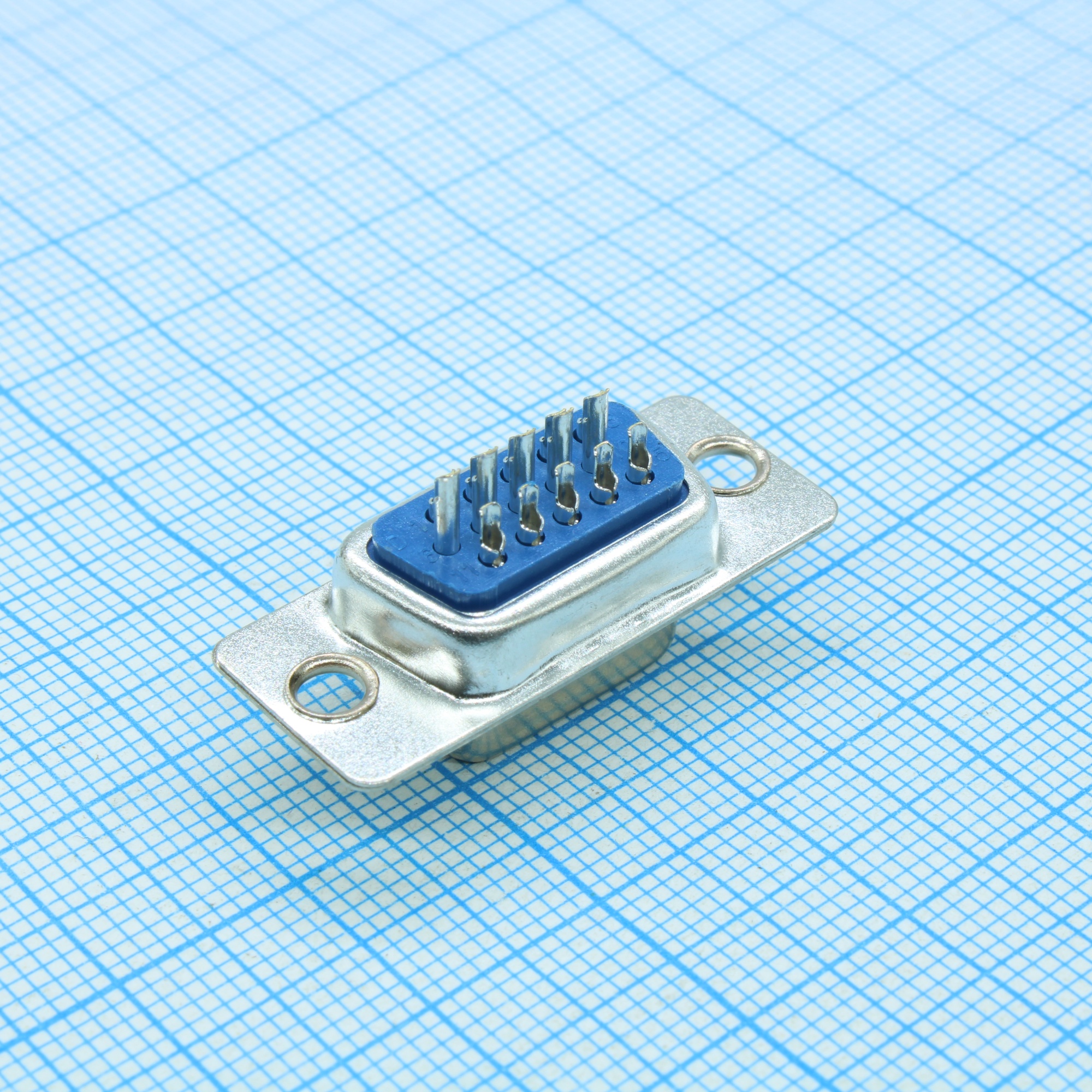 DHS-15F - Разъем D-SUB высокой плотности, 15 контактов, розетка кабельная