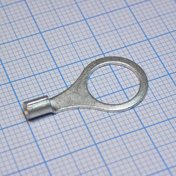 GRNB 1.25-10 - наконечник кабельный кольцевой без изоляции d=10.5мм, сеч. пров.0.5-1.5мм2