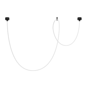 Светильник SP-TROPIC-SURFACE-R18-L5000-58W Warm3000 (BK, 360 deg, 230V) 043405 - Подвесной светильник. Мощность 58 Вт, св. поток 3260 лм, 56 лм/Вт, тёплый 3000 K, CRI>90, угол 360°, напряжение питания 230 В. Черный круглый корпус из стали, силиконовая гер