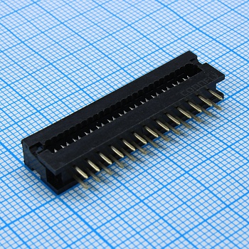 DS1018-262BX - FDC разъем для шлейфа на плату 26pin(2x13), шаг 2.54мм