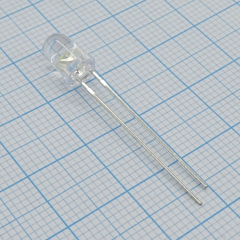 L-7113QWC-D - Светодиод 5мм/белый/2200-3200мкд/прозрачный/20°