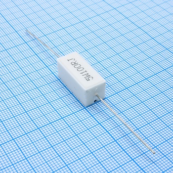 SQP500100RJBP - Резистор керамический цементный аксиальный (SQP) 5Вт 100Ом ±5%