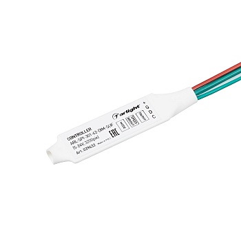 Контроллер ARL-SPI-301-62-DIM-SUF (5-24V, 3200pix) 039632 - Контроллер для монохромных лент «Бегущий огонь» и управляемых модулей. Протокол SPI, напряжение 5–24 В, 3200 пикселей, 22 встроенных программы. Подходит для управления бегущей лентой с помощью вы