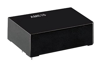 AME10-5SBJZ - AC/DC, 10Вт, вход 90…528В, выход 5В/2А, изоляция 4000В AC, КПД 74%, максимальная емкостная нагрузка не более 15000мкФ, 62x45x30мм, -40…70°C, пластик