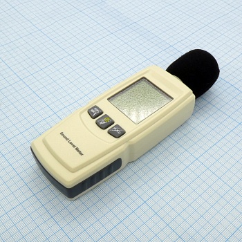 Измеритель уровня звука GM1352 - Для контроля уровня шума окружающей среды на заводах, в офисах, на дорогах и т. п., Диапазон измерения: 30...130 дБ.