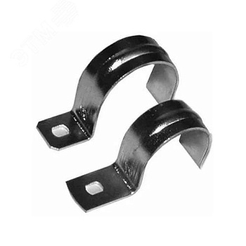 Скоба крепежная однолапковая d22мм метал. (уп.50шт) С01322