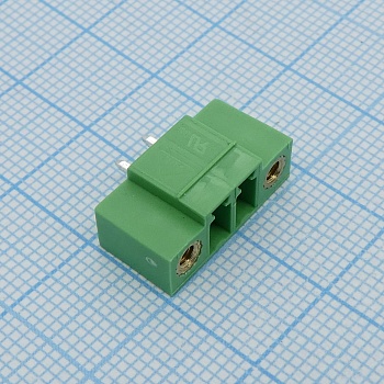 15EDGVM-3.81-02P-14-00A(H) - Разъемный клеммный блок на плату, 2 контакта. Серия 15EDGVM-3.81