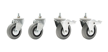 rol90301 - Uniroller-301 Опорные колесики со стопором (комплект 4 шт.)