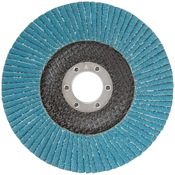 Круг лепестковый торцевой циркониевый плоский, 125 мм P 60 39973