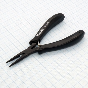 1PK-256C - Длинногубцы прямые (135мм, пружина)