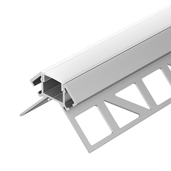 Профиль ARH-DECORE-S12-EXT-2000 ANOD внешний 023889 - Алюминиевый анодированный угловой профиль для светодиодных лент и линеек, под строительную отделку или плитку. Фиксируется при помощи строительной смеси. Декоративная контурная подсветка внешних углов 