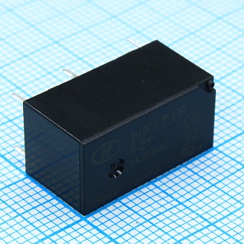 HF171F/5-ZT - Реле силовое, 5 А, 24 В, DPDT