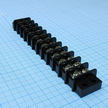 DG49-A-12P-13-00A(H) - Блок барьерных клеммников 12 контактов черный