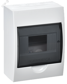Бокс ЩРН-П-6 мод. навесной пластик IP41 GENERICA MKP12-N-06-41-G