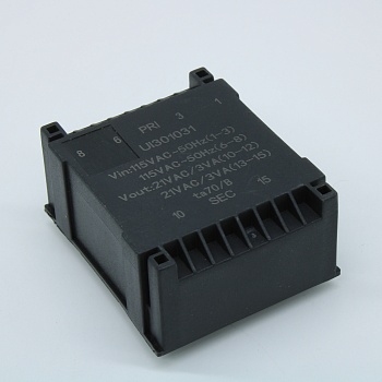 UI301031 - Трансформатор питания 6ВА  2*115В, 2x21В , 2x143мА 70/B