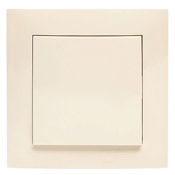 Валенсия выключатель 1-кл. 10А кремовый перекрестный EKF