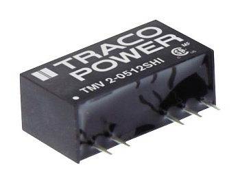 TMV 2-1203SHI - Преобразователь DC/DC на печатную плату вход 12В однополярный выход 3.3В 0.5A 2Вт 4-Pin SIP модульный