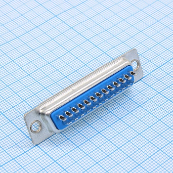 DS1033-25FUNSISS-CT - Разъем D-Sub (розетка) 25 контактов под пайку