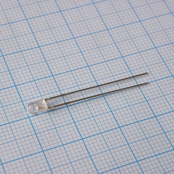 L-7104SECK - Светодиод 3мм/оранжевый/601нм/700-1400мкд/прозрачный/30°