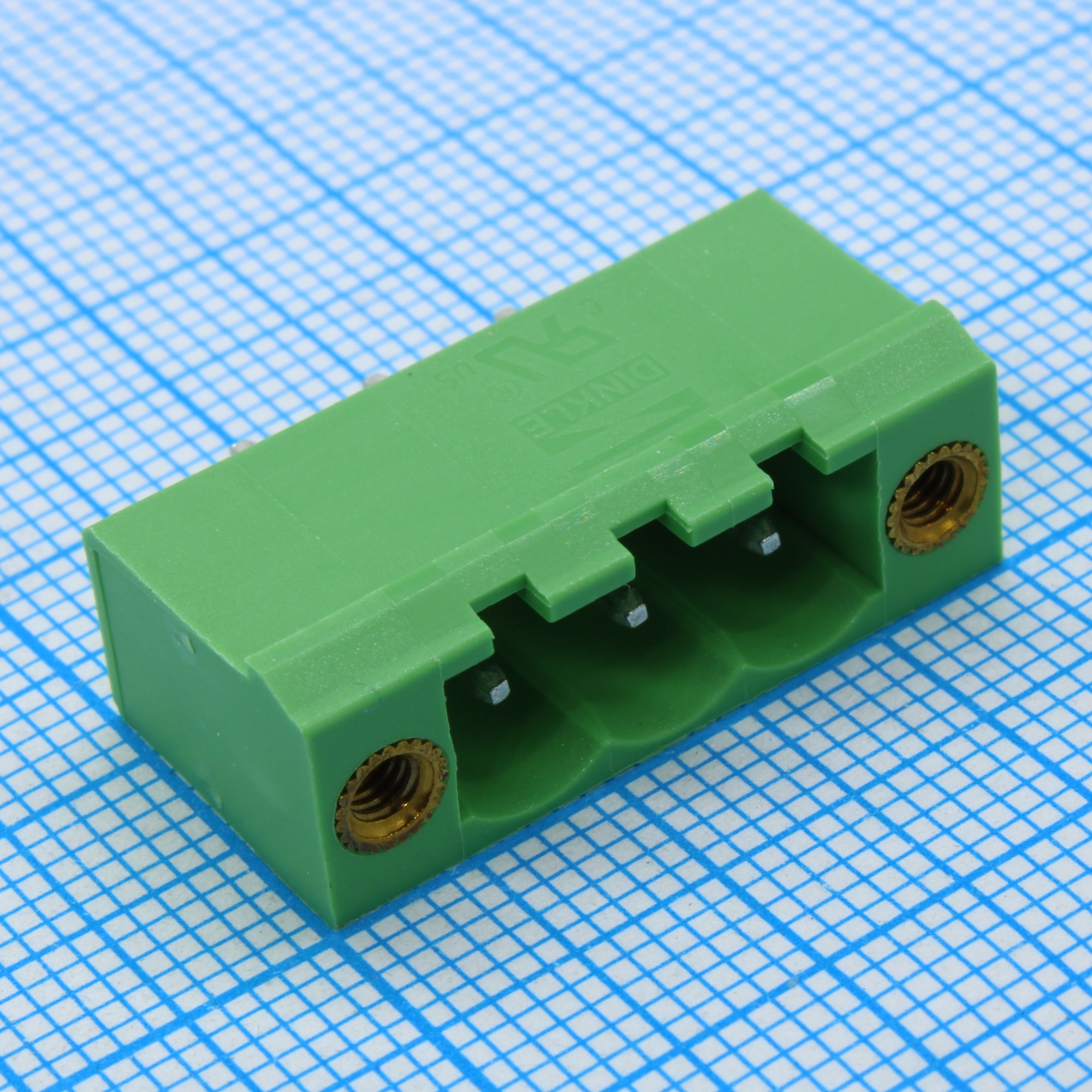 5EHDVM-03 - Колодка клеммная (розетка) на плату 3 контакта шаг 5.00 мм 300В 15А