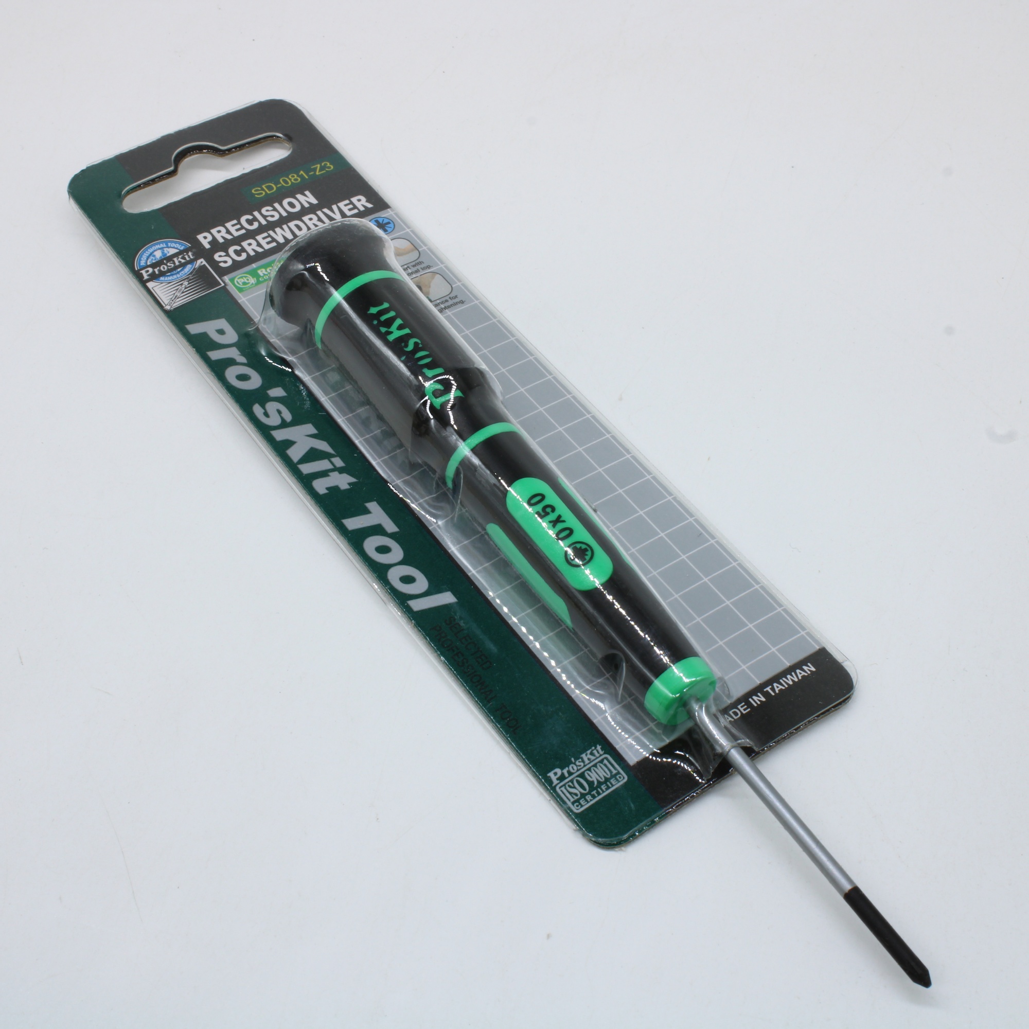 SD-081-Z3 - Прецизионная крестовая Z отвертка (PZ#0 х 50 мм) с вращающейся ручкой