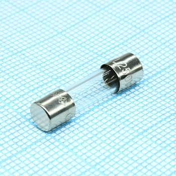 021702.5MXP - Миниатюрный быстродействующий предохранитель 2.5А 250В 5х20мм в стеклянном корпусе россыпь