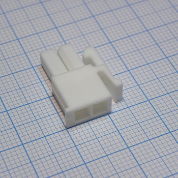 39012025 - Кожух разъема F 2 местн. с захватом для монтажа кабеля