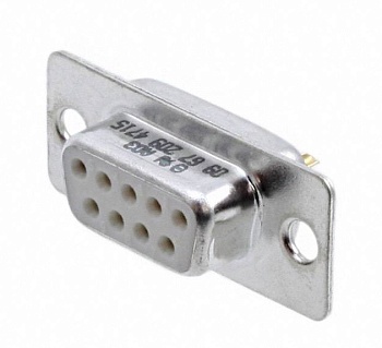 09672094715 - Разъем D-Sub (розетка) на плату 9 контактов