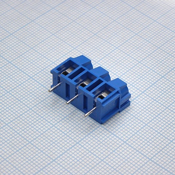 DG360-7.5-03P-12-00A(H) - Винтовой клеммный блок с защитой провода, 3 контакта. Серия DG360-7.5