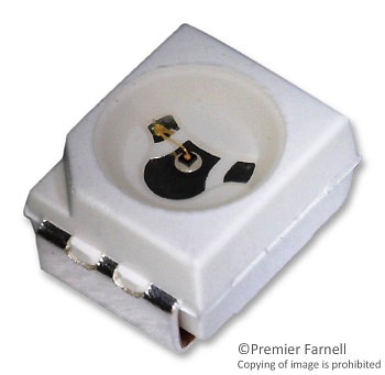 HSMZ-A100-R00J1 - Светодиод стандартный SMD красный встроенная линза 639нм 200мКд