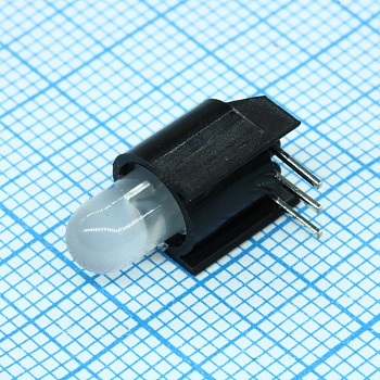 L-59CB/1EGW - Светодиод 5мм с держателем/красный/617нм/20-40мкд - зеленый/568нм/20-60мкд/ белый матовый/30°