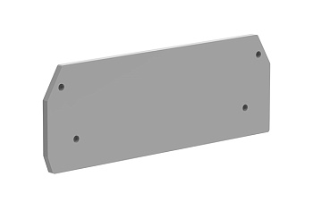 Торцевая крышка 216151 - Торцевая крышка для клемм TA16-…-2, цвет: серый