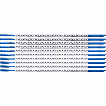 brd133032 - SCN-07-W клипсы белые, 300шт/упак, для провода 1,9-2,4мм диаметра, легенда W