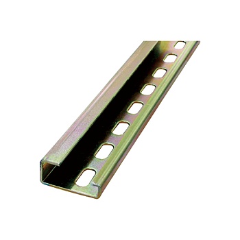 Монтажная рейка NS32/15 - Монтажная рейка, 32x15 мм., С-профиль, перфарированная, сталь