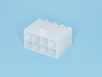 MF-8MA - Разъем питания (с контактами) Mini-Fit, 8pin, вилка на плату прямая, шаг 4,2мм